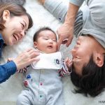 赤ちゃんと夫婦