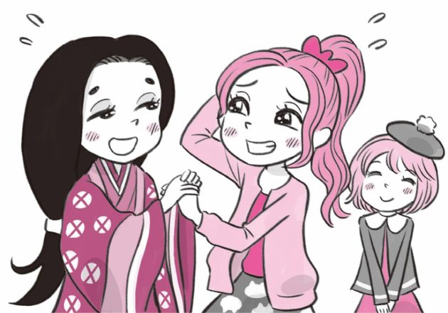 和解するマジカと式部さん