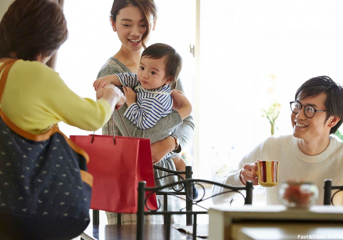 やってきた祖母