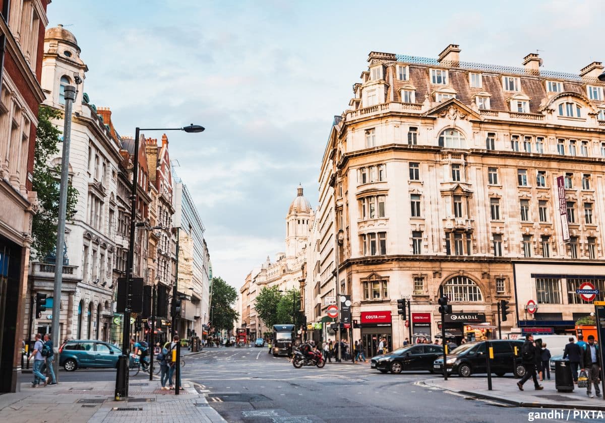 ロンドンの街角ホルボーン