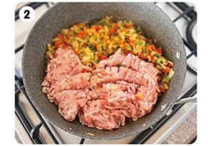 鶏ひき肉で作るお手軽ガパオ風ライス