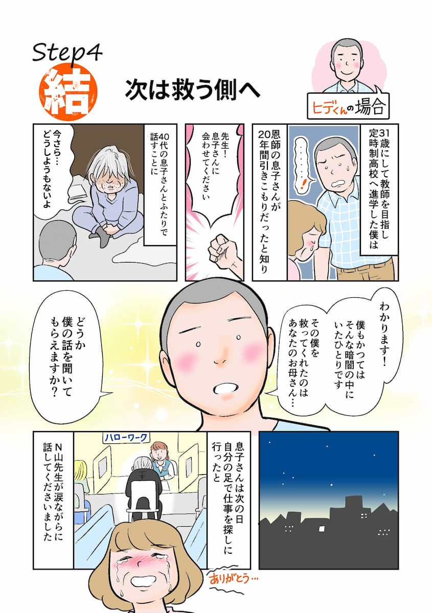 不登校漫画ヒデさん編