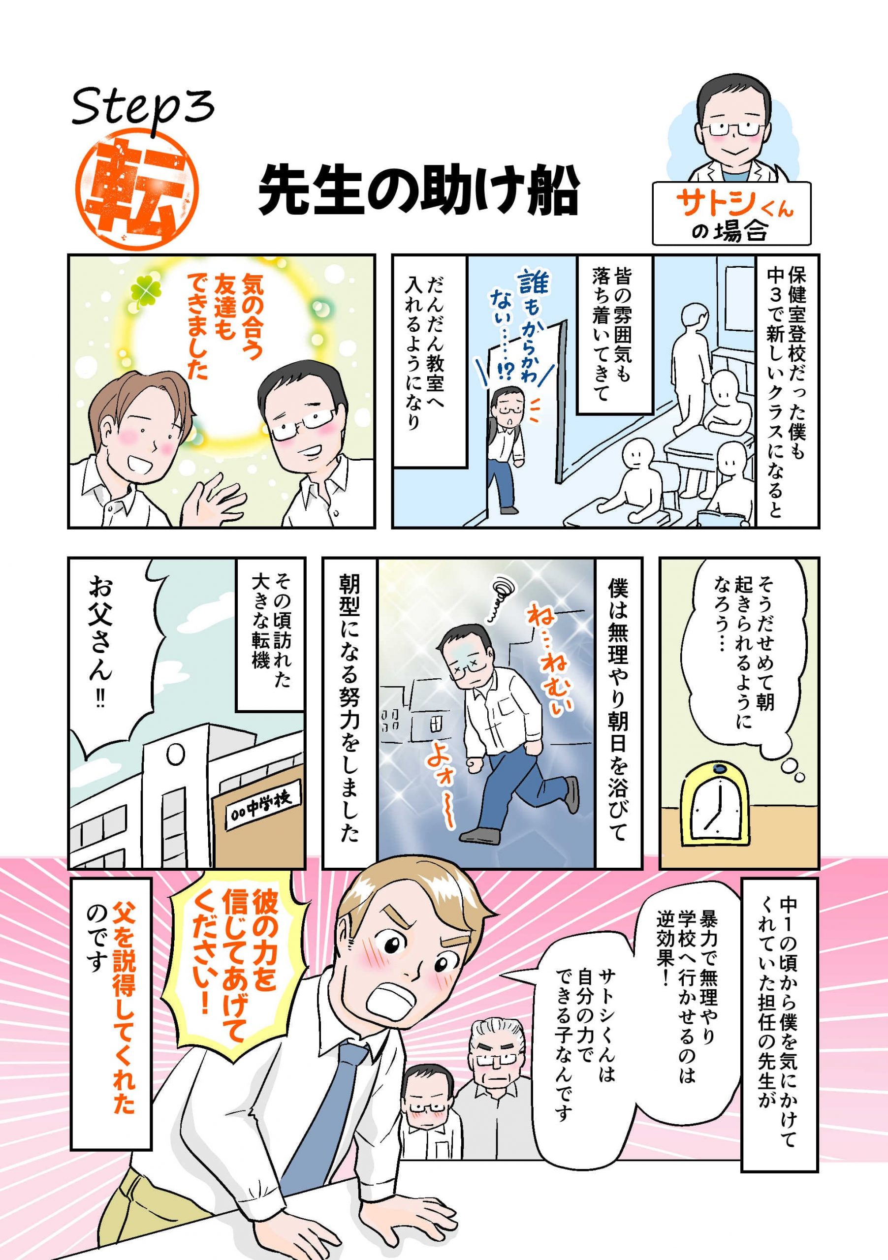 不登校体験談 漫画
