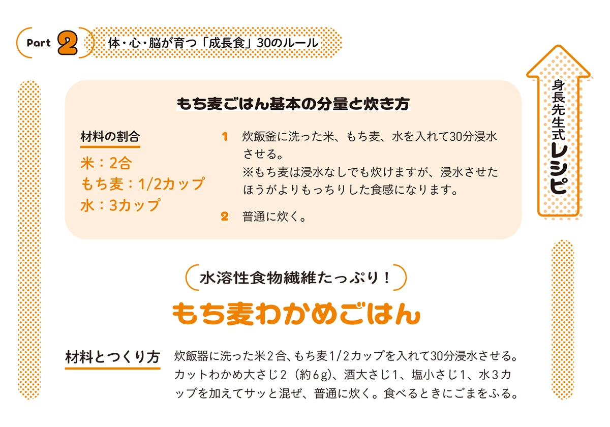 身長先生式 子どもの身長が伸びる食事のルール30