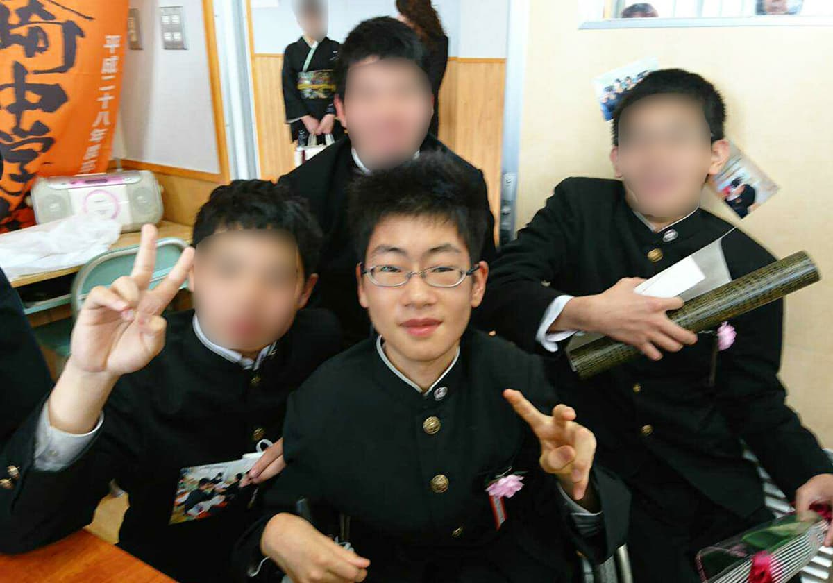 カカトオトシ布ちゃんの中学時代