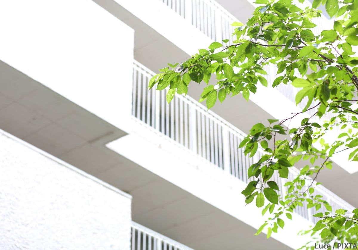 マンションのベランダ