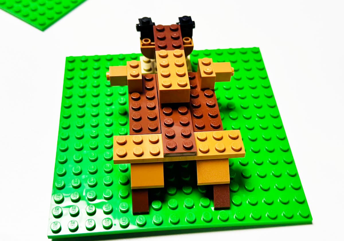 レゴアニマルアドベンチャーでのチョコレートプラネットの長田さんの作品