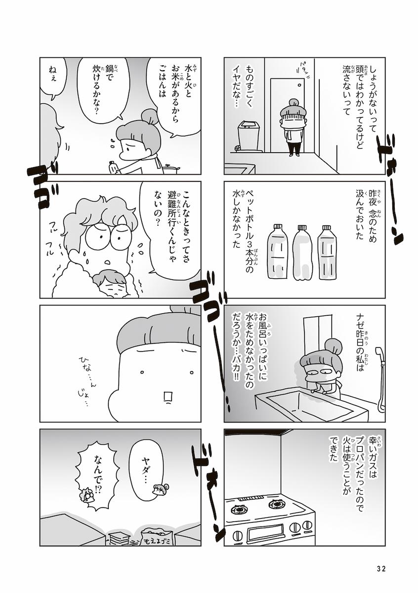 今日、地震がおきたら