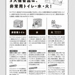 今日、地震がおきたら