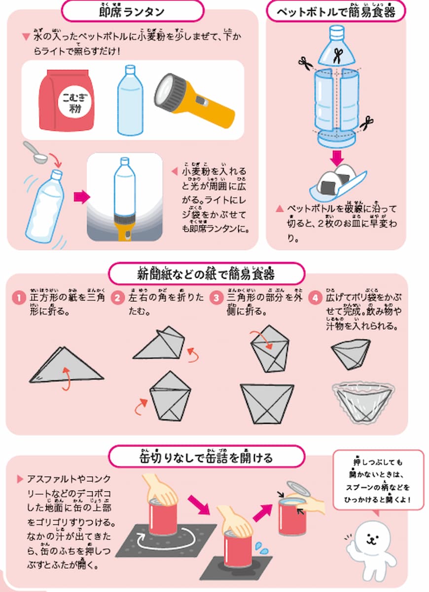 レジ袋や新聞紙が防災グッズに　災害時に役立つ簡単アイデアの画像5