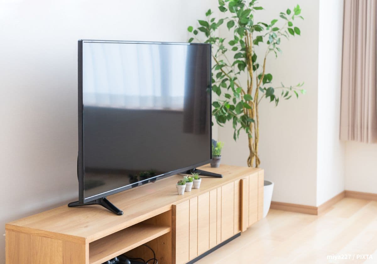 リビングのテレビ