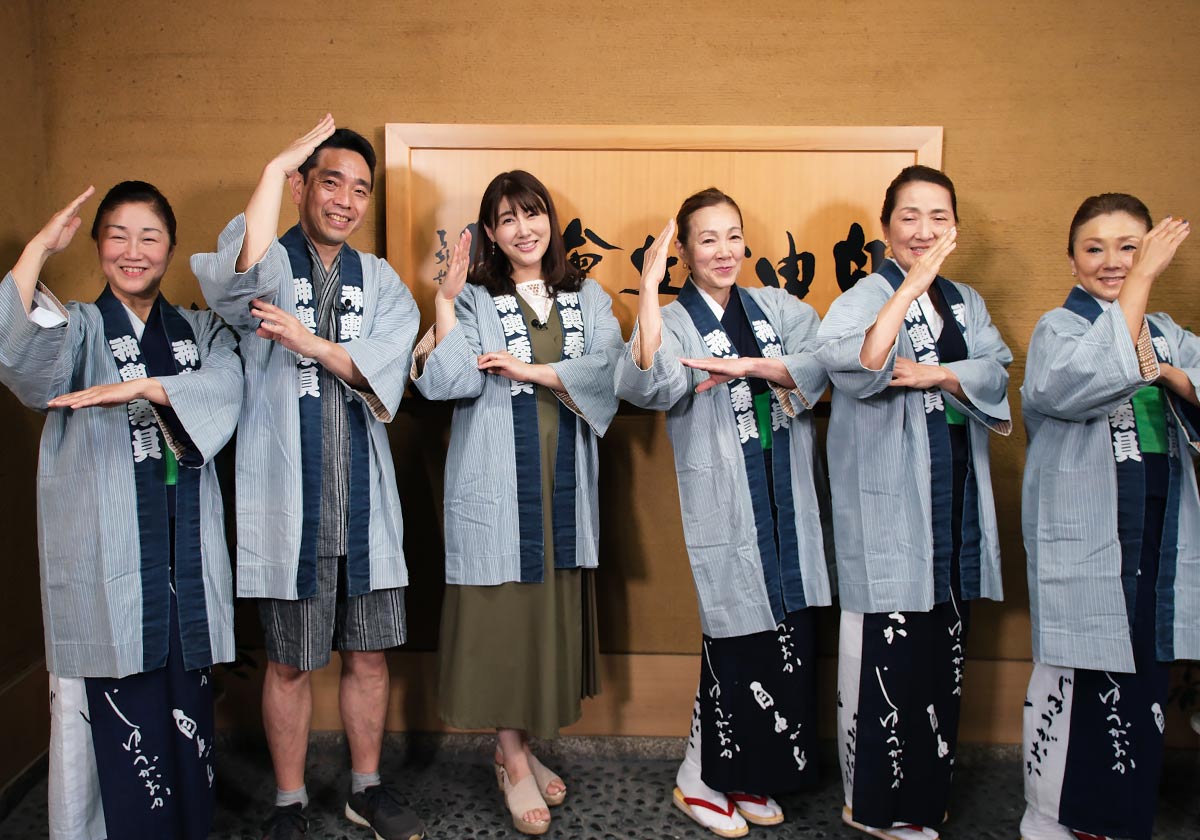 安めぐみさん,自由が丘納涼盆踊り大会踊り手さん