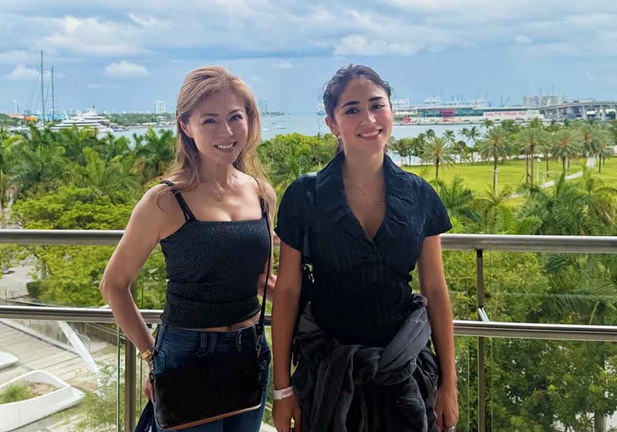 武田久美子さんと娘さん